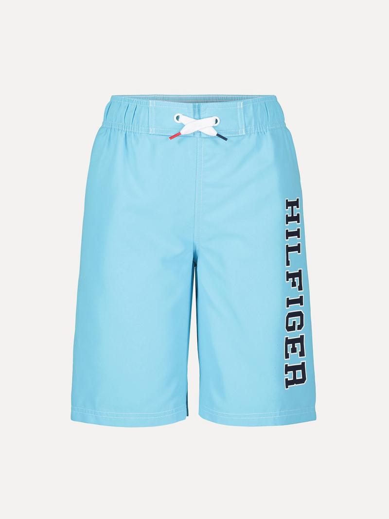 Fiú Tommy Hilfiger Big Hilfiger Trunk Úszóruhák Kék | HU 2229RVD